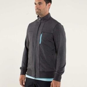 Lululemon Post Gravity Heathered Black Jacket Size L